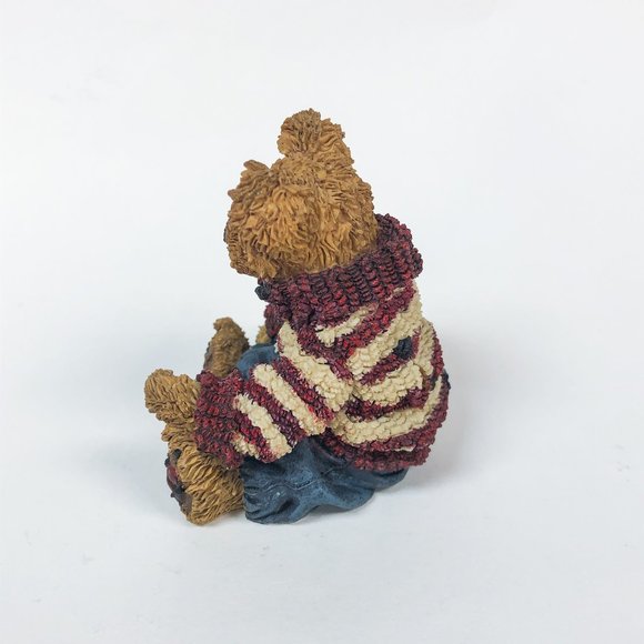 Boyds Bears and Friends "Eddie...Proud To Be A Bearmerican" 1998 Figurine, Vtg - Picture 3 of 7